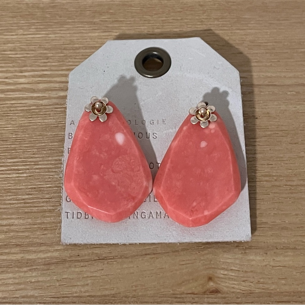 New Anthropologie Stone Earrings